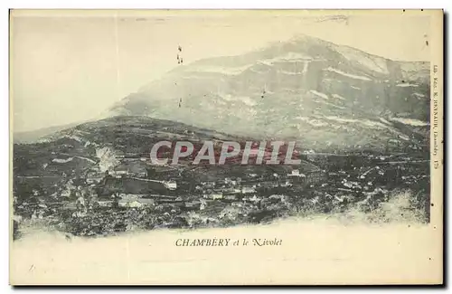 Cartes postales Chambery et le Nivolet