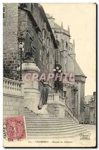 Cartes postales Chambery Facade du Chateau