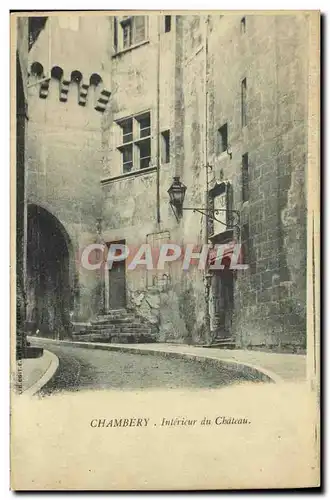 Cartes postales Chambery Interieur du Chateau