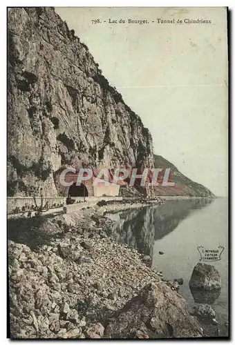 Ansichtskarte AK Lac du Bourget Tunnel de Chindrieux