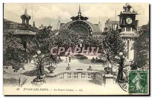 Cartes postales Evian Les Bains La Source Cachat