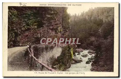 Ansichtskarte AK Sites Pittoresques De Savoie Route de Flumet a Ugine Les gorges de l Arly