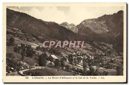 Ansichtskarte AK L Oisans Le Rivier d Allemont et la Col de la Vache