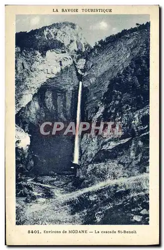 Cartes postales Environs de Modane La Cascade St Benoit