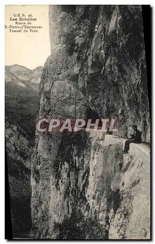 Ansichtskarte AK Les Echelles St Pierre d Entremont Tunnnel du Frou