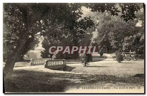 Ansichtskarte AK Luxeuil Les Bains Vue Dans le Parc