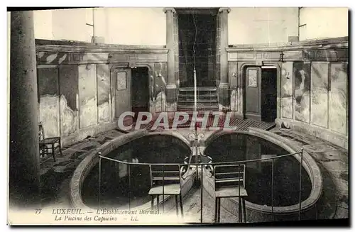 Cartes postales Luxeuil L Etablissement Thermal La piscine des Capucins