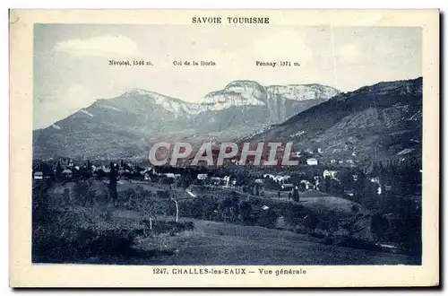 Cartes postales Challes les Eaux Vue Generale