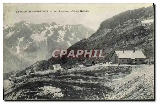 Ansichtskarte AK Le massif de Comebynot vu du blockhaus Col du Galibier