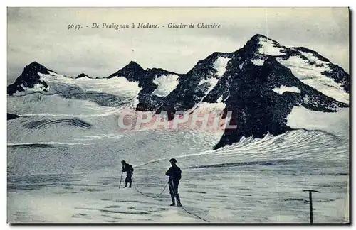 Cartes postales De Pralognan a Modane Glacier de Chaviere alpinisme