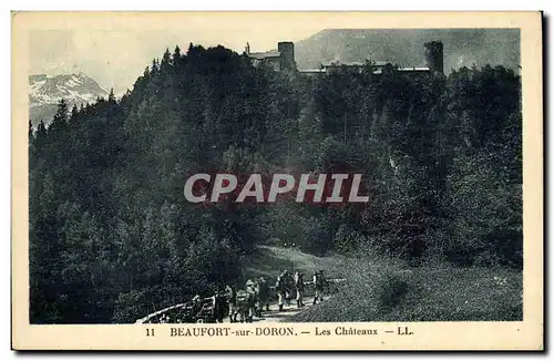 Ansichtskarte AK Beaufort sur Doron Les Chateaux Chasseurs alpins Militaria