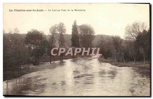 Ansichtskarte AK La Chartre Sur le Loir Le Loir au Pont de la Madeleine