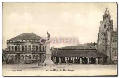 Cartes postales Mamers La Place Carnot