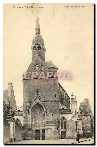 Ansichtskarte AK Mamers Eglise Notre Dame