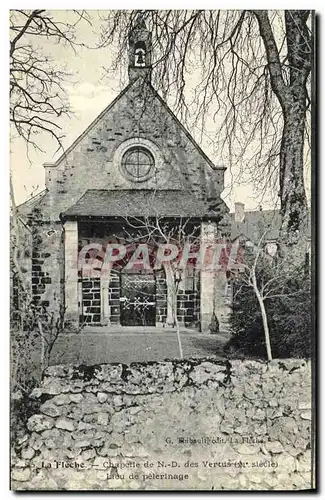 Cartes postales La Fleche Chapelle de ND Des Vertus lieu de pelerinage