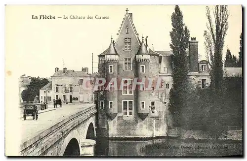 Ansichtskarte AK La Fleche Le Chateau des Carmes