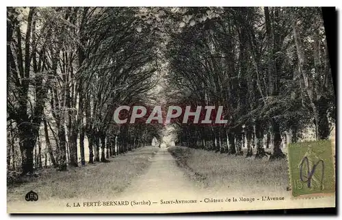 Cartes postales La Ferte Bernard Saint Anthoine Chateau de la Monge L avenue