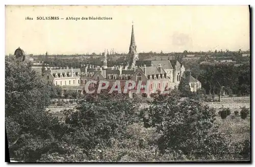 Cartes postales Solesmes Abbaye des Benedictines