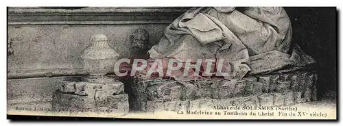 Cartes postales Solesmes Interieur de la Chapelle la Madeleine au tombeau du Christ