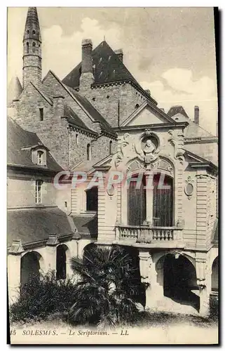 Cartes postales Solesmes Le Scriptorium