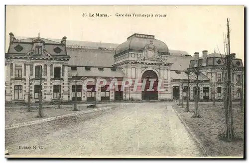 Cartes postales Le Mans Gare des Tramways a Vapeur