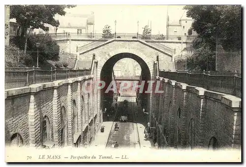 Cartes postales Le Mans Perspective du Tunnel