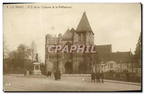 Cartes postales Le Mans ND de la Couture et la Prefecture