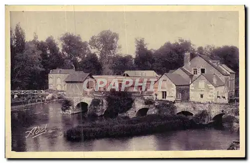 Cartes postales Le Mans L Huisne a Pontlieue Vestiges du vieux pont