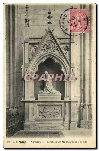 Ansichtskarte AK Le Mans Cathedrale Tombeau de Monseigneur Bouvier