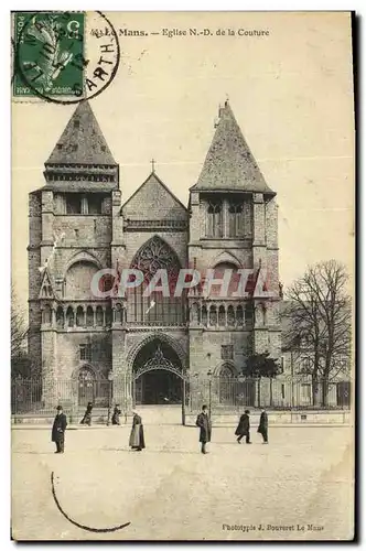 Cartes postales Le Mans Eglise ND de la Couture