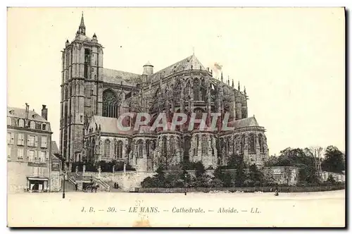 Cartes postales Le Mans La Cathedrale Abside