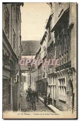 Ansichtskarte AK Le Mans Maison de la Reine Berengere