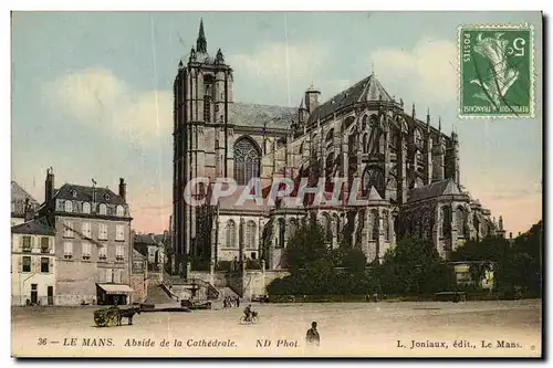 Cartes postales Le Mans Abside de la Cathedrale