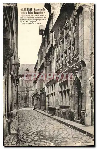 Cartes postales Le Mans Maison dite de la reine Berengere