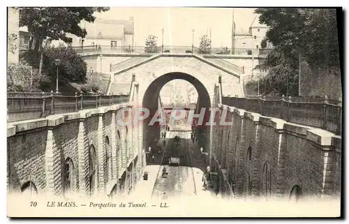 Cartes postales Le Mans Perspective du Tunnel