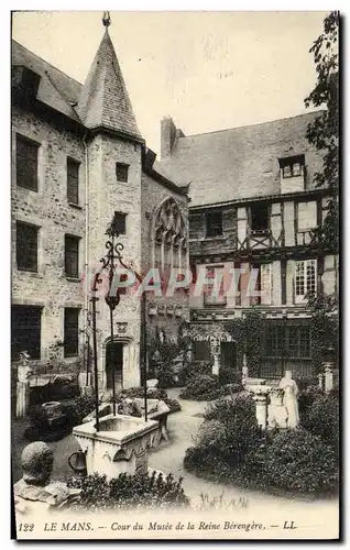 Ansichtskarte AK Le Mans Cour du Musee de la Reine Berengere