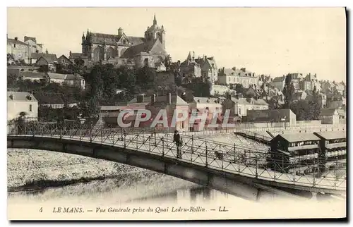 Cartes postales Le Mans Vue Generale Prise du Quai Ledru Rollin