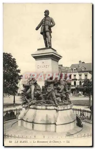 Cartes postales Le Mans Le Monument de Chanzy Militaria