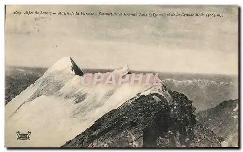 Cartes postales Massif de la Vanoise Sommet d ela grande Casse et de la grande Motte