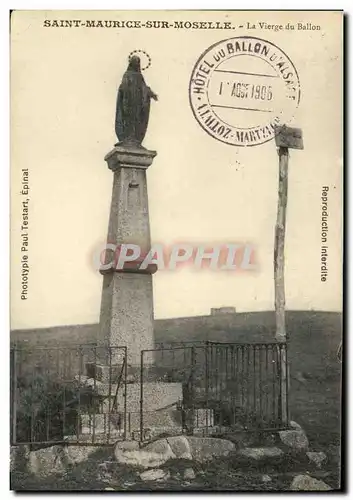 Cartes postales Saint Maurice Sur Moselle La Vierge du Ballon