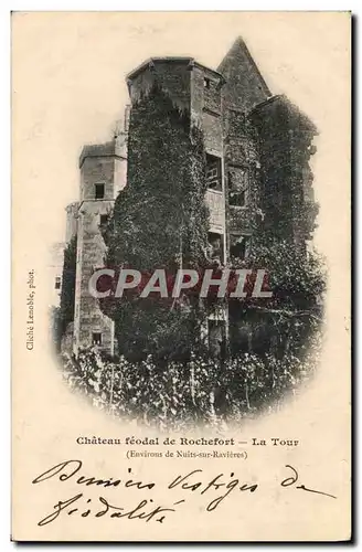 Ansichtskarte AK Chateau Feodal de Rochefort La Tour Environs de Nuits sur Ravieres