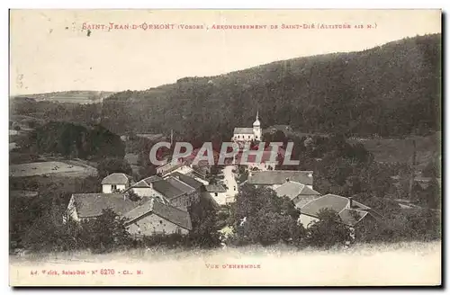 Ansichtskarte AK Saint Jean d Ormont Arrondissement de St Die Vue d ensemble