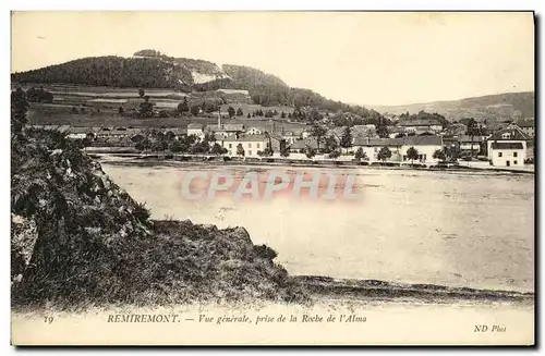 Ansichtskarte AK Remiremont Vue Generale Prise de la Roche de l Alma