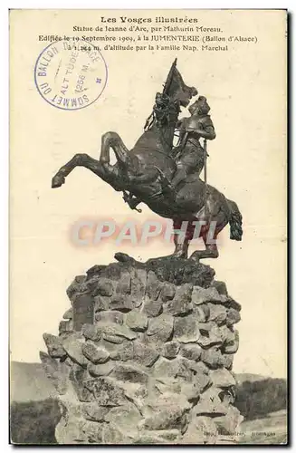 Ansichtskarte AK Les Vosges Statue de Jeanne d arc par Mathurin Moreau