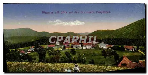 Cartes postales Altweier Mit Blick Auf Den Brezouard paysans