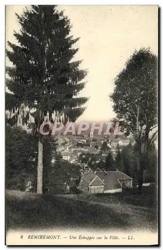 Ansichtskarte AK Remiremont Une Echappee Sur la Ville