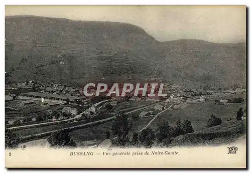 Cartes postales Bussang Vue Generale Prise de Noire Goutte