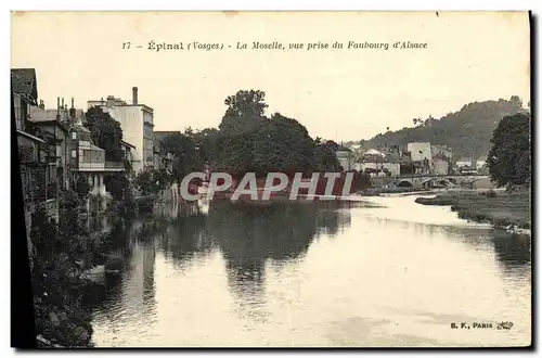 Ansichtskarte AK Epinal La Moselle Vue Prise du Faubourg d Alsace