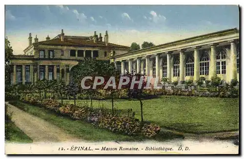 Ansichtskarte AK Epinal Maison Romaine Bibliotheque