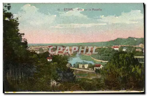 Cartes postales Epinal Vue Sur la Moselle